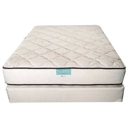 Full Luxury Plush Two Sided Mattress and 9" Enhanced Steel Support Foundation